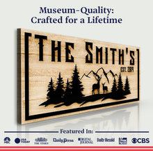 Load image into Gallery viewer, Family Mountain Sign III