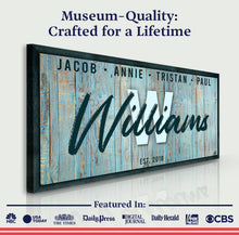 Load image into Gallery viewer, Family Wood Sign IV