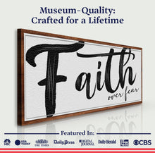 Load image into Gallery viewer, Faith Over Fear Faith Sign II