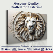 Load image into Gallery viewer, 3D Majestic Lion Wall Art VI