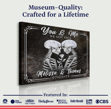 Load image into Gallery viewer, We Got This Skeleton Couple Sign II
