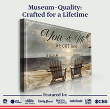 Load image into Gallery viewer, Ranch House Porch Themed We Got This Couple Sign