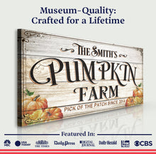 Load image into Gallery viewer, Pick Of The Patch Pumpkin Farm Sign