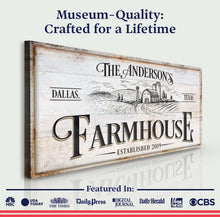 Load image into Gallery viewer, Personalized Farmhouse Sign
