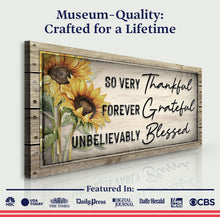 Load image into Gallery viewer, Grateful Thankful Blessed Family Sign II