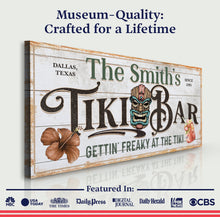 Load image into Gallery viewer, Personalized Tiki Bar Sign