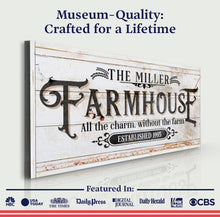 Load image into Gallery viewer, Personalized Farmhouse Sign II