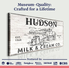 Load image into Gallery viewer, Personalized Milk &amp; Cream Co Sign II