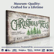 Load image into Gallery viewer, Family Christmas Tree Farm Sign IV