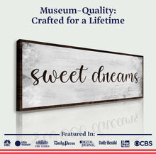 Load image into Gallery viewer, Sweet Dreams Bedroom Grunge Sign