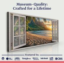Load image into Gallery viewer, Beachfront Dreams Window Scenery Wall Art