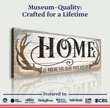 Load image into Gallery viewer, Home Is Where You Hang Your Antlers Sign II