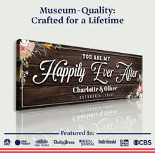 Load image into Gallery viewer, Personalized Happily Ever After Couple Sign