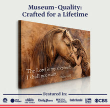 Load image into Gallery viewer, The Lord Is My Shepherd I Shall Not Want Psalm 23:1 Faith Sign VI