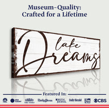 Load image into Gallery viewer, Lake Dreams Sign