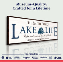 Load image into Gallery viewer, Personalized Lake Life Sign