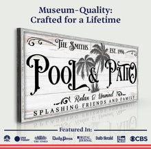 Load image into Gallery viewer, Personalized Pool &amp; Patio Sign VI