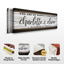 Load image into Gallery viewer, Personalized Happily Ever After Couple Sign II
