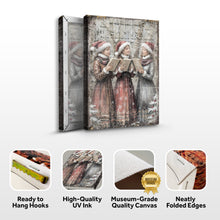 Load image into Gallery viewer, Vintage Christmas Carolers Wall Art