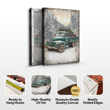Load image into Gallery viewer, Vintage Truck With Christmas Tree Wall Art