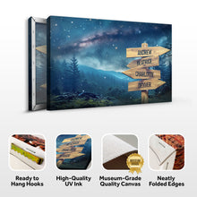 Load image into Gallery viewer, Starry Sky Family Names Sign