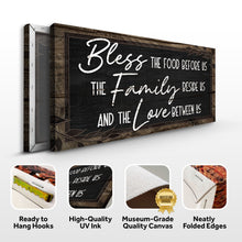 Load image into Gallery viewer, Bless The Food Before Us And The Love Between Us Sign III