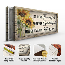 Load image into Gallery viewer, Grateful Thankful Blessed Family Sign II
