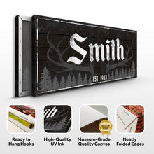 Load image into Gallery viewer, Rustic Family Antler Sign III