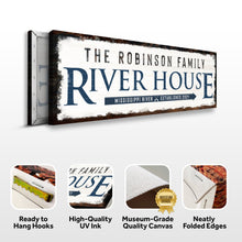 Load image into Gallery viewer, Family River House Arrow Sign