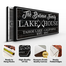 Load image into Gallery viewer, Family Lake House Paddle Sign II