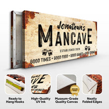 Load image into Gallery viewer, Good Times Personalized Man Cave Sign: Custom Bar Signs for Home Bar – Perfect Man Cave Wall Decor