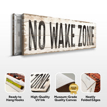 Load image into Gallery viewer, No Wake Zone Sign XVII