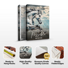 Load image into Gallery viewer, With God All Things Are Possible Faith Sign IV