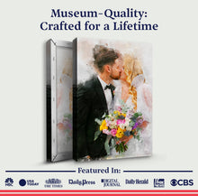 Load image into Gallery viewer, Custom Wedding Watercolor Portrait