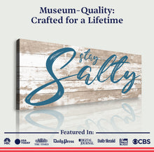 Load image into Gallery viewer, Stay Salty Coastal Sign II
