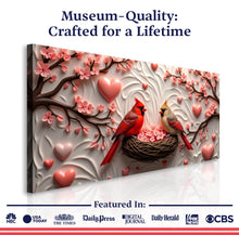 Load image into Gallery viewer, 3D Cardinals Wall Art IV