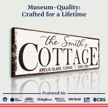 Load image into Gallery viewer, Cottage Beach House Sign II