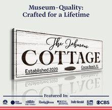 Load image into Gallery viewer, Cottage Beach House Sign