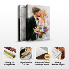 Load image into Gallery viewer, Custom Wedding Watercolor Portrait