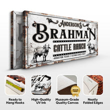 Load image into Gallery viewer, Personalized Brahman Cattle Sign