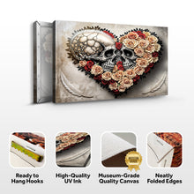 Load image into Gallery viewer, Skull and Flowers Wall Art VII