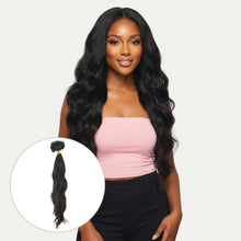 Load image into Gallery viewer, Indian Wavy Natural Black Clip-In 100% Human Hair Extensions