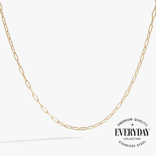 Load image into Gallery viewer, Paperclip Charm &amp; Layering Necklace