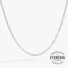 Load image into Gallery viewer, Paperclip Charm &amp; Layering Necklace