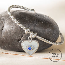 Load image into Gallery viewer, Evil Eye Heart Interchangeable Charm
