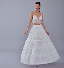 Load image into Gallery viewer, Elegant Voile and Hoop Petticoat with Two Layers - Perfect for Bridal and Costume Wear