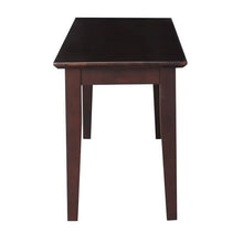 Load image into Gallery viewer, Solid Wood Entryway Accent Bench in Java Brown Finish