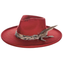 Load image into Gallery viewer, Justin Jolene - Women's Wide Brim Fedora Hat
