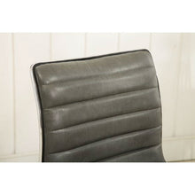 Load image into Gallery viewer, Heavy Duty Gray Channel-Tufted Conference Chair