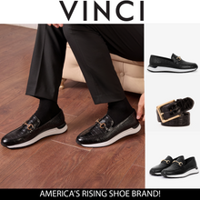 Load image into Gallery viewer, The Padova Black Leather Men Sneaker